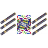 Konfety 40 cm metalické farebné mix 6 ks 8595596318285