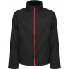 REGATTA PROFESSIONAL ABLAZE TRA 628 / Pánska 2-vrstvová softshellová bunda - black/classic red L
