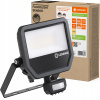 LED reflektor 41W 5500lm 3000K IP65 čierny s snímačom pohybu LEDVANCE