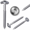 Skrutky do dreva 8x80 tesárske torx TX40 nerezové A2 tanierové 100ks