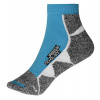 James&Nicholson Unisex športové ponožky JN214 Bright Blue 39-41