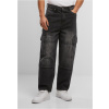 Tapered Heavy Ounce Baggy Cargo Jeans - dirty washed 34