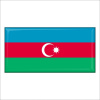 Magnetka vlajka Azerbajdžan