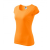 MALFINI, a.s. Tričko dámske - Pure 122 Farba: mandarínková oranžová, Veľkosť: 2XL