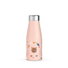 Suavinex Termo nerezová fľaša 350 ml Forest Ružová