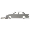 BMW 3 series E30 sedan kľúčenka z nehrdzavejúcej ocele