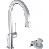 HANSGROHE Aqittura M91 páková drezová batéria s filtráciou (bez filtra), s vyťažiteľným výtokom, 1jet, výška výtoku 210 mm, chróm, 76803000