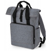 BagBase Unisex batoh na notebook 19 l BG118L Grey Marl 30 x 44 x 14 cm
