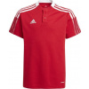 Detská futbalová polokošeľa adidas Tiro 21 Polo Jr GM7346 Veľkosť: 152 cm