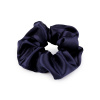 Stoklasa Saténová scrunchie gumička do vlasů - 38 modrá tmavá