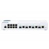 QNAP riadený switch QSW-M408-4C (12 portov: 8x Gigabit port + 4x 10G SFP+ / 10GbE kombo po