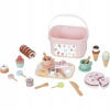 TOOKY TOY Drevená sada sladkostí - Sladká torta v krabici