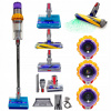 Vertikálny vysávač Dyson V15s Detect Submarine strieborný/sivý