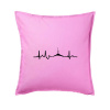 Ekg Jeseníky - Vankúš 50x50 - 50x50 - Vrátane výplne ( Ružová )