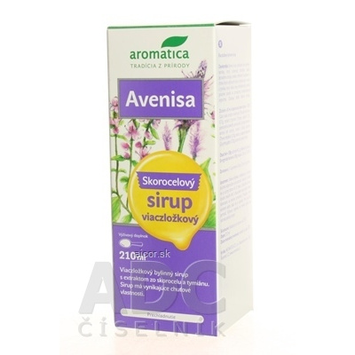 AROMATICA CZ s.r.o aromatica AVENISA Skorocelový sirup viaczložkový 1x210 ml