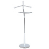 Autronic 82646 WT - Nemý sluha, výška 118 cm, masív kaučukovník, biely lak, kov chróm, nos. 5 kg