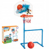 Basketbalový set Woopie (Set 2v1 Basketbalová futbalová bránka + lopta pre deti)