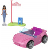 Barbie Mini BarbieLand dopravné prostriedky – Kabriolet a bábika 194735245215