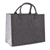 DEMA Plstená taška 42x22x34 cm Shopper XL antracit/sivá 39053D
