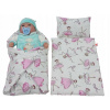 POSTEĽNÁ BIELIZEŇ PRE BÁBIKY, PRIKRÝVKA, VANKÚŠ DO POSTIEĽKY, KOLÍSKY