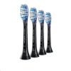 Philips HX9054/33 Sonicare G3 Premium Gum Care, náhradní hlavice, standardní hlavice, 4 kusy, nasazovací, černá HX9054/33