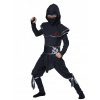 Kostým pre chlapca - Čierny bojovník Ninja Warrior Samurai Svaly 110/122 (Kostým pre chlapca - Čierny bojovník Ninja Warrior Samurai Svaly 110/122)
