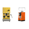Profitec GO, yellow + Eureka Mignon Specialita, CR orange