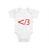 Detské body krátky rukáv premium Love html