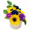 MYDLOVÉ KVETY kytica SLNEČNICE na stôl darček pre mamu darček narodeniny