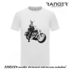 Tričko RANGER® - ZAJAC NA MOTORKE XL Biela