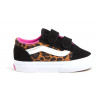 VANS Old Skool V LEOPARD POP BLACK/MULTI - 22