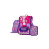 oxybag Školská taška set 3-dielny PREMIUM COOL Playworld Girl Blocks