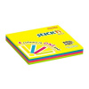 Samolepiaci poznámkový blok, 76x76 mm, 100 listov, STICK N Magic Pad, neónové farby