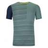 Ortovox 185 ROCK'N'WOOL SHORT SLEEVE M arctic grey XXL; Zelená triko