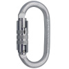 CAMP Oceľová oválna karabína s automatickým zámkom 2Lock Steel Oval Pro 2Lock