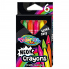 Neónové voskovky Colorino 6 ks