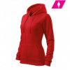 MALFINI TRENDY ZIPPER 411 Mikina dámska 4110712 XS 07 červená