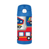 Thermos FUNtainer - detská termoska so slamkou - stavebné stroje 355 ml Veľkosť: ks
