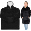 Eoshop XXL mikina - černá deka