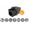MULTIPACK 24 ks - samorezný keystone Solarix CAT6 UTP SXKJ-6-UTP-BK-SA Component Level a 4PPoE