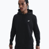 Pánska mikina Nike Club Pullover Hoodie black/black/white