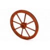 Drevené koleso Garth 45 cm - štýlová rustikálna dekorácia