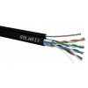 Solarix SXKD-5E-FTP-PE-SAM Venkovní instalační kabel CAT5e FTP drot PE samonosný 305m / box