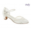 Priesvitné svadobné topánky POLLY ivory Veľkosť: 40