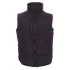 PAYPER DAYTONA 000876-0051 / Zateplená vesta s fleece podšívkou kontrastnej farby - black/steel grey S