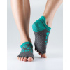 LOW RISE nízke bezprstové ponožky ToeSox tm. šedá / indigo S