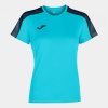 ACADEMY T-SHIRT FLUOR TURQUOISE-DARK NAVY S/S XL