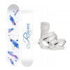 Raven Mia White dámský snowboard + Gravity Rise white vázání - 150 cm + S (EU 37)