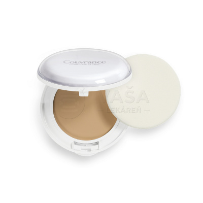 Avene Couvrance kompaktný make-up pre suchú pleť 1 Porcelain SPF30 Crème de teint compacte Texture confort 10 g