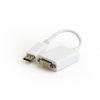 Gembird adaptér DisplayPort v. 1.2 (M) na Dual Link DVI (F) 0.1m kábel, biely A-DPM-DVIF-03-W
